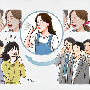 잇몸염증으로 인해 치아 사이가 벌어지는 이유.
