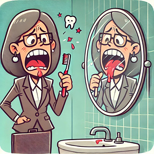 잇몸이 붓고 열이 날 때 병원에 가야 할까?