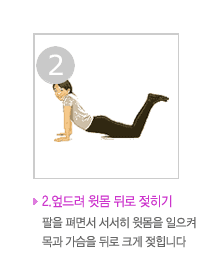 엎드려 윗몸 뒤로 젖히기